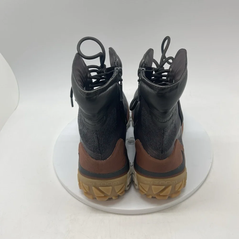 Nike Zoom‎ Kynsi Jacquard Boots Womens 9.5 Brown Leather Waterproof 806978-202